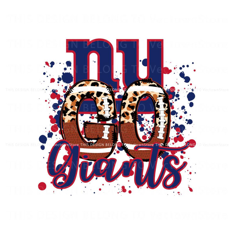 Go Giants Leopard Pattern Svg Digital Download.jpg