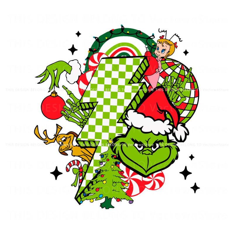 Grinch Friends Lightning Bolt SVG.jpg