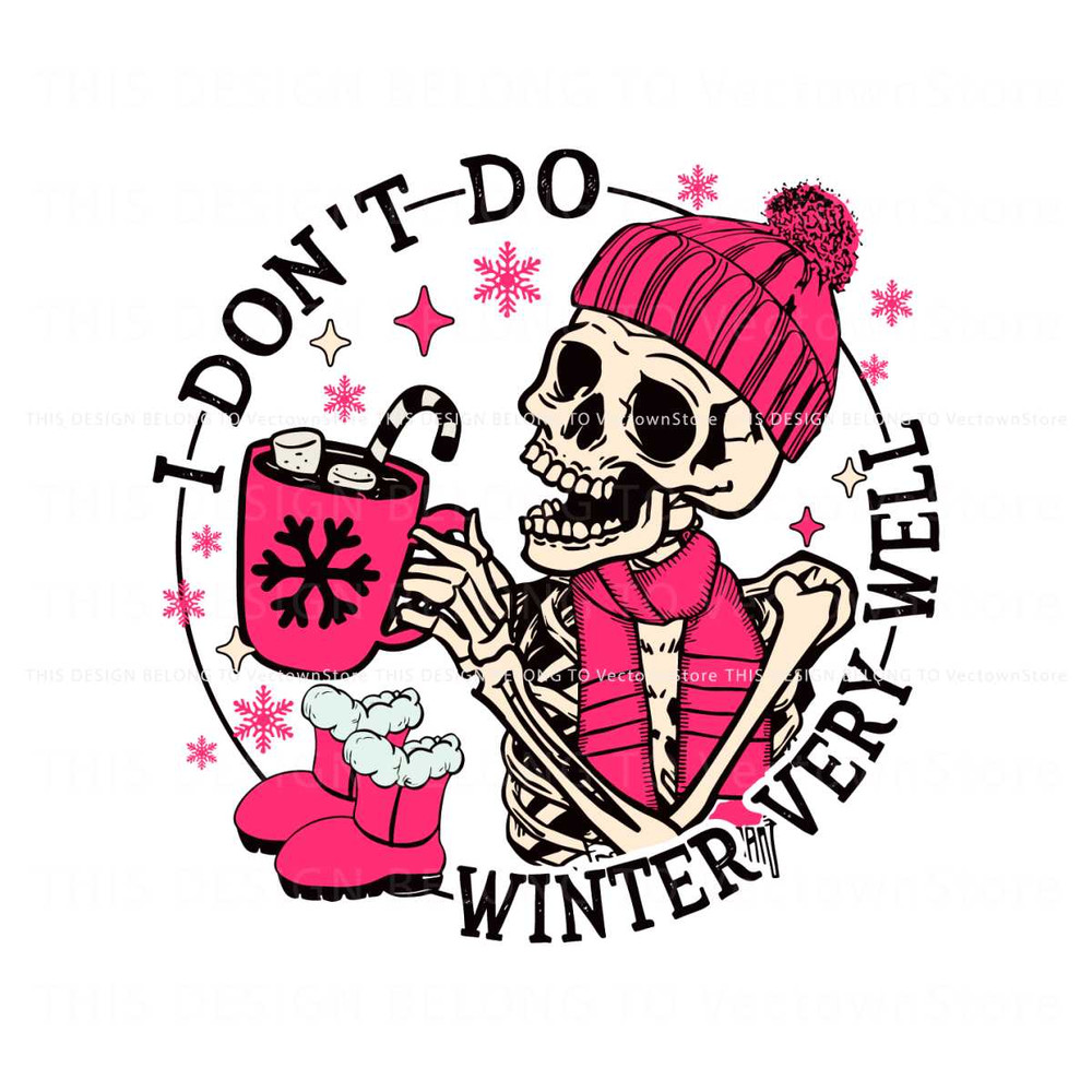 Groovy I Dont Do Winter Very Well SVG.jpg