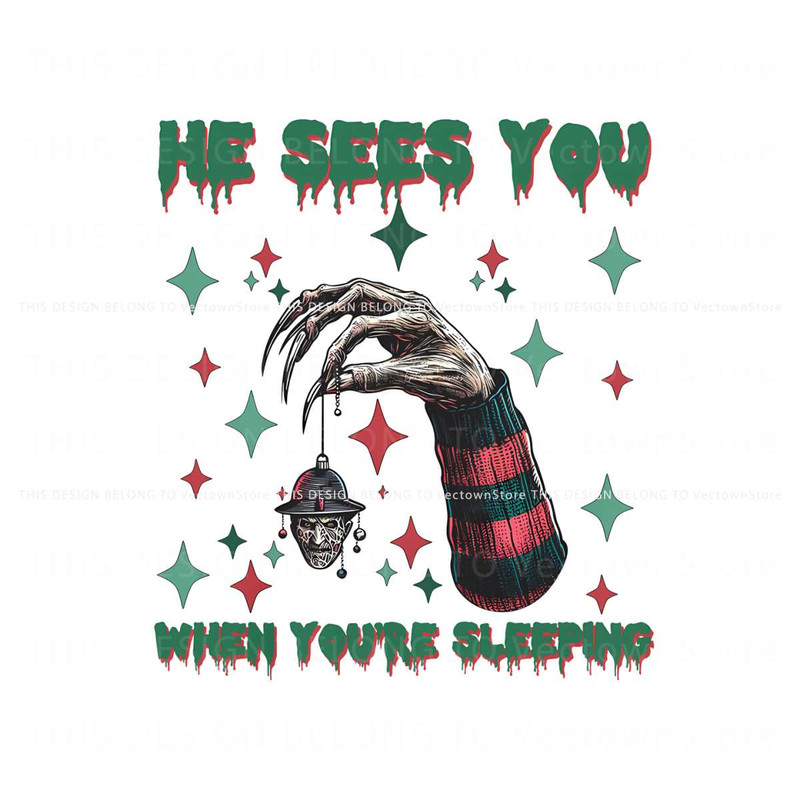Horror Christmas He Sees You When You Are Sleeping PNG.jpg