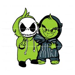 horror grinch and jack skellington svg, trending design file
