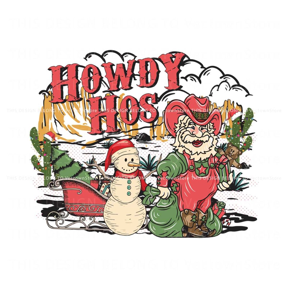 Howdy Hos Santa Snowman SVG.jpg