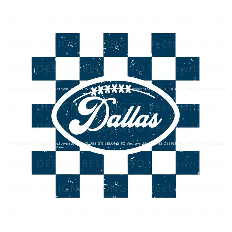 Karo Muster Dallas Football Svg Digital Download.jpg