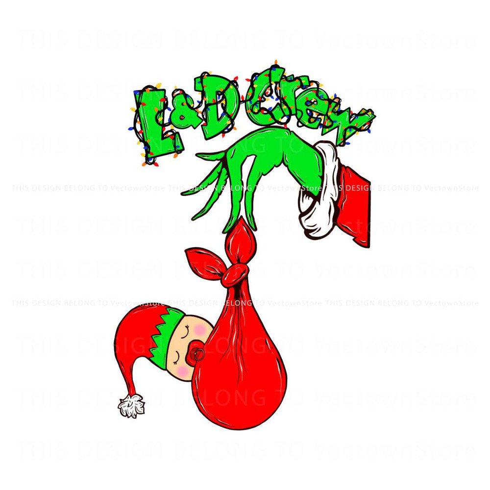 L And D Crew Labor and Delivery Christmas SVG.jpg