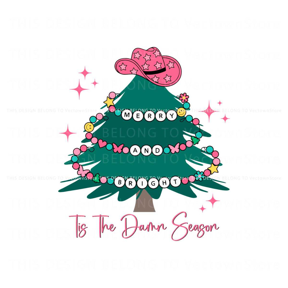 Merry and Bright Tis The Damn Season SVG.jpg