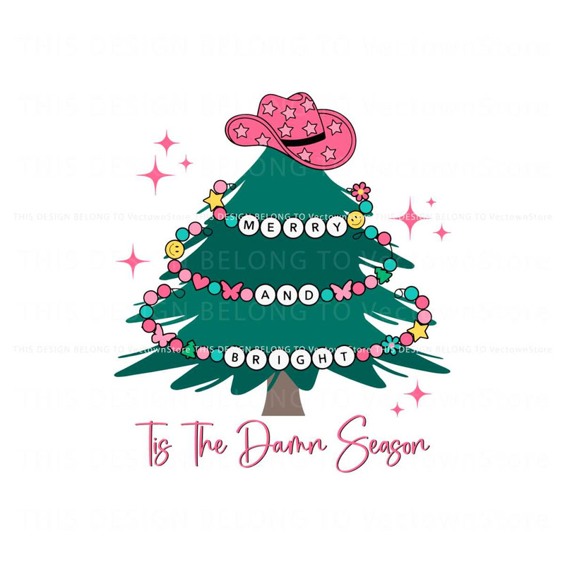Merry and Bright Tis The Damn Season SVG.jpg