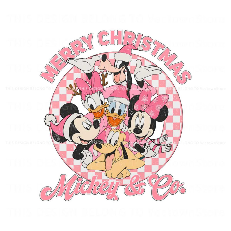 Merry Christmas Mickey And Co PNG.jpg