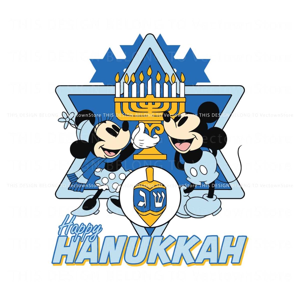 Mickey And Minnie Happy Hanukkah SVG.jpg