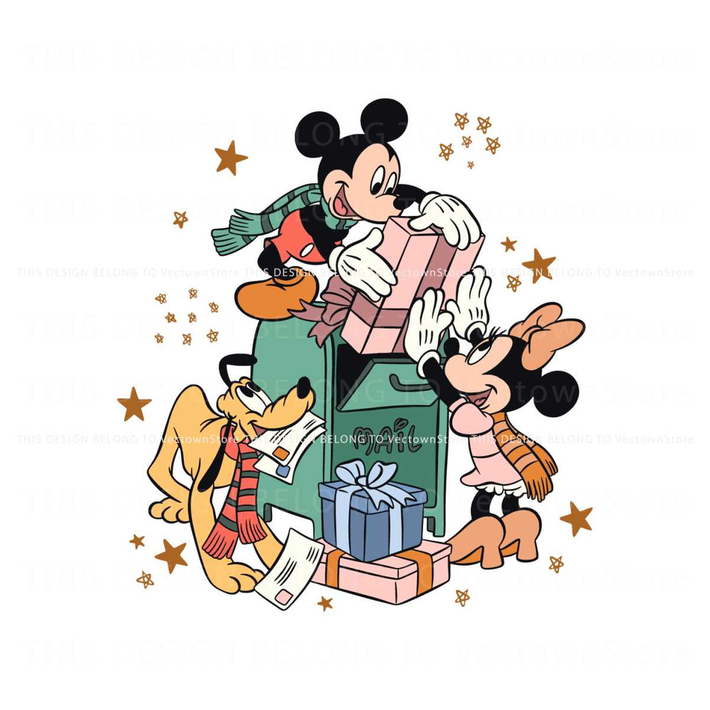 Mickey Minnie Pluto Mail Box SVG.jpg