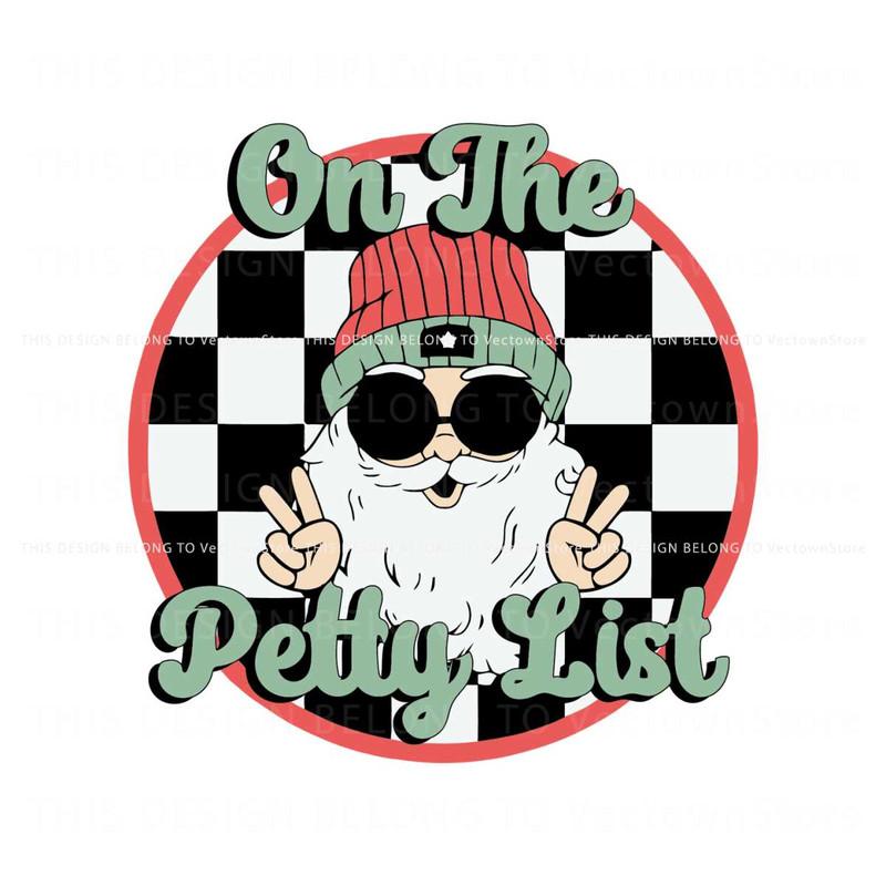 On The Petty List Cute Santa Claus SVG.jpg