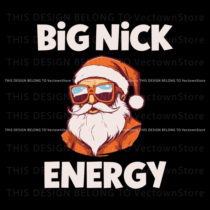 Retro Big Nick Energy Santa Claus Xmas SVG.jpg