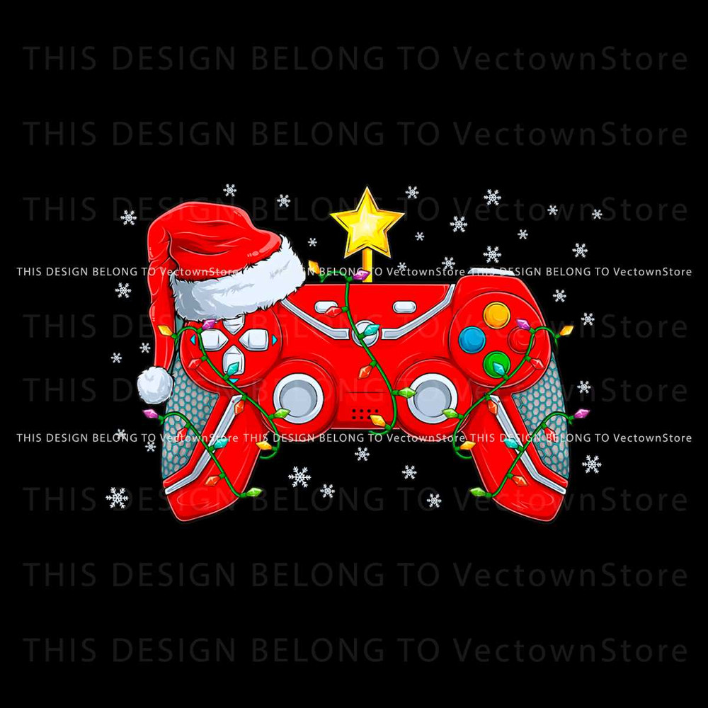 Retro Christmas Game Controller PNG.jpg