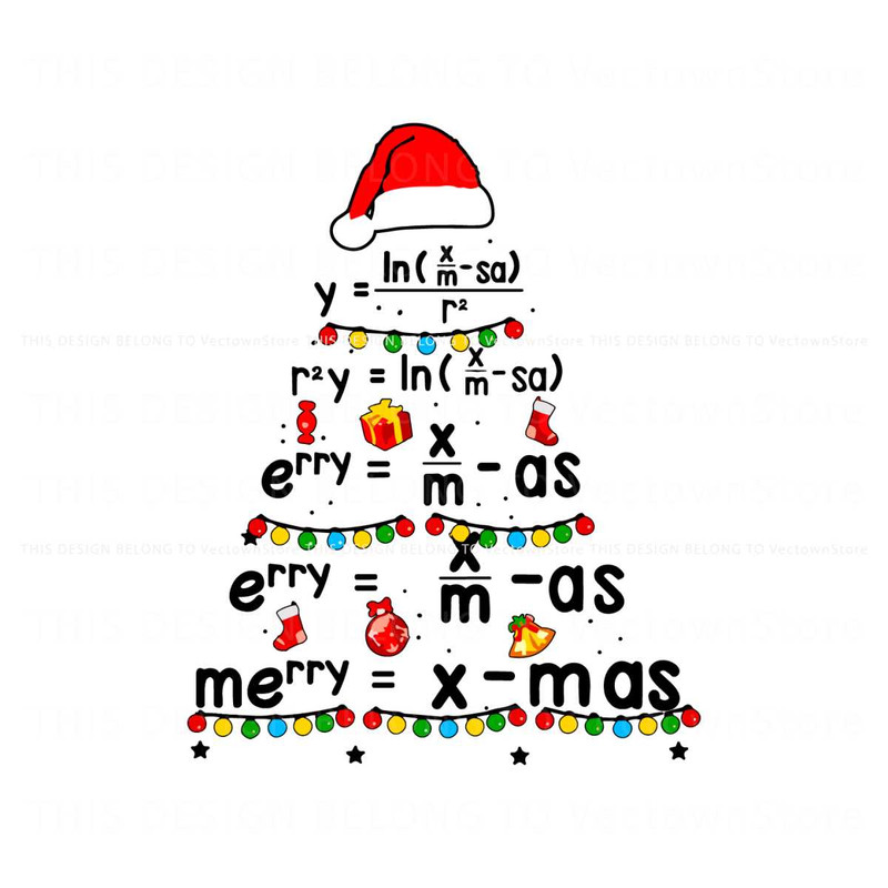 Retro Christmas Math Teacher SVG Digital Cricut File.jpg