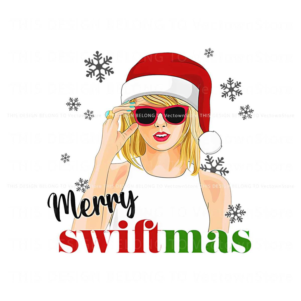 Retro Merry Swiftmas Santa Hat PNG.jpg