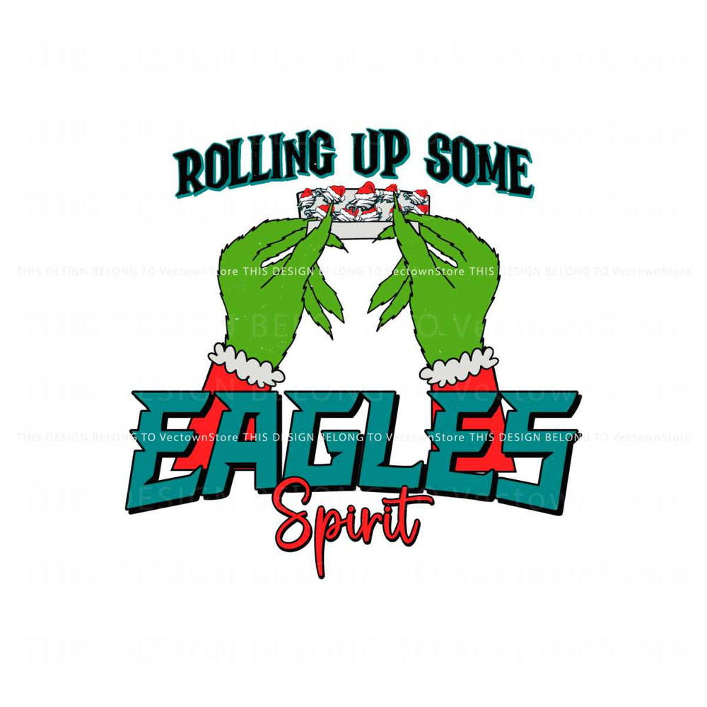 Retro Rolling Up Some Eagles Spirit SVG.jpg