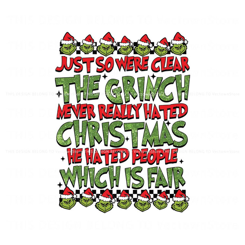 Retro The Grinch Never Really Hated SVG.jpg