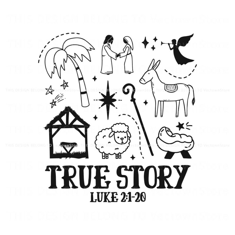 Retro True Story Luke Religious SVG.jpg
