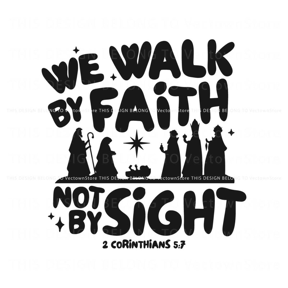 Retro Walk By Faith Not By Sight SVG.jpg