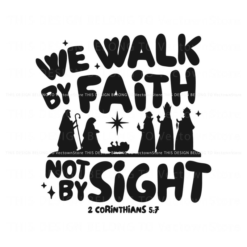 Retro Walk By Faith Not By Sight SVG.jpg
