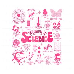 Retro Women In Science Teacher SVG, Trending Design File