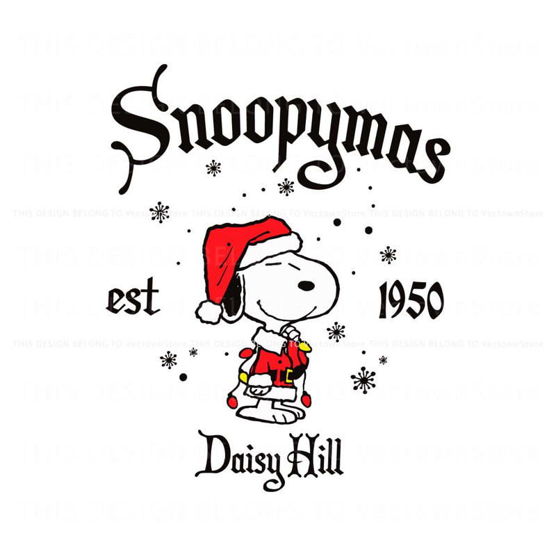 Santa Snoopymas Daisy Hill SVG.jpg