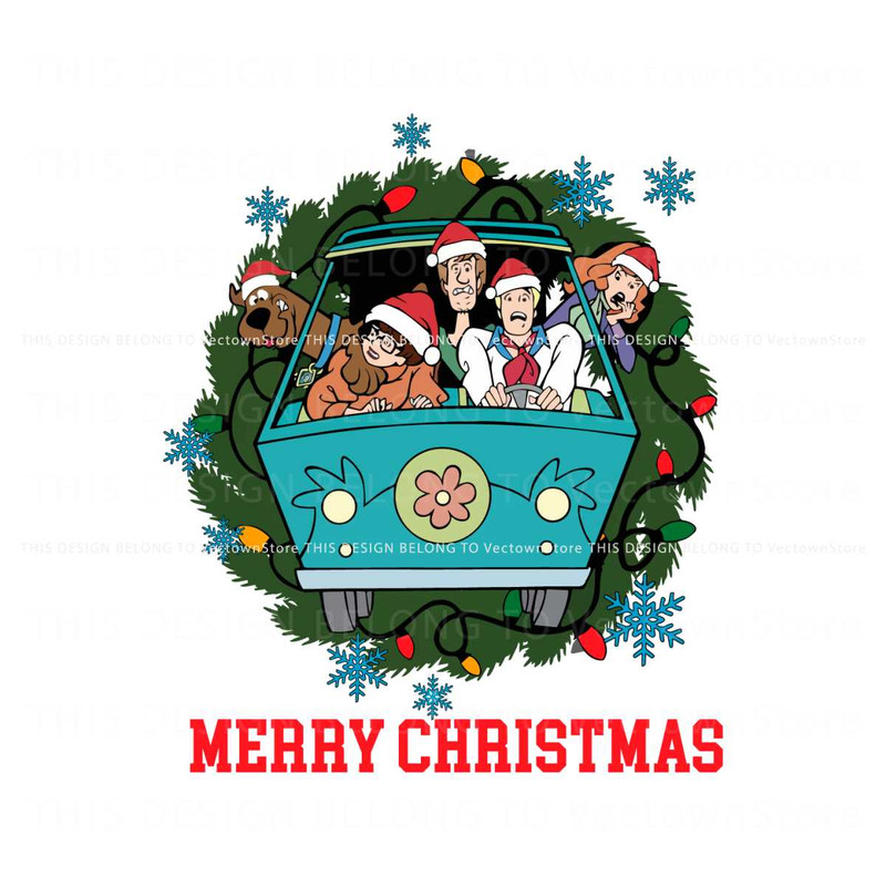 Scooby Doo Friends Merry Christmas SVG.jpg