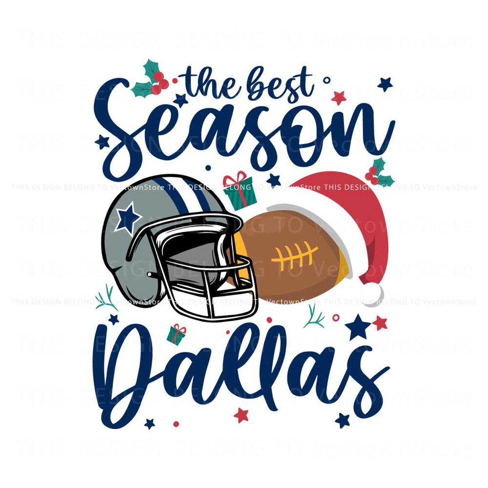 The Best Season Dallas Christmas Svg Digital Download.jpg