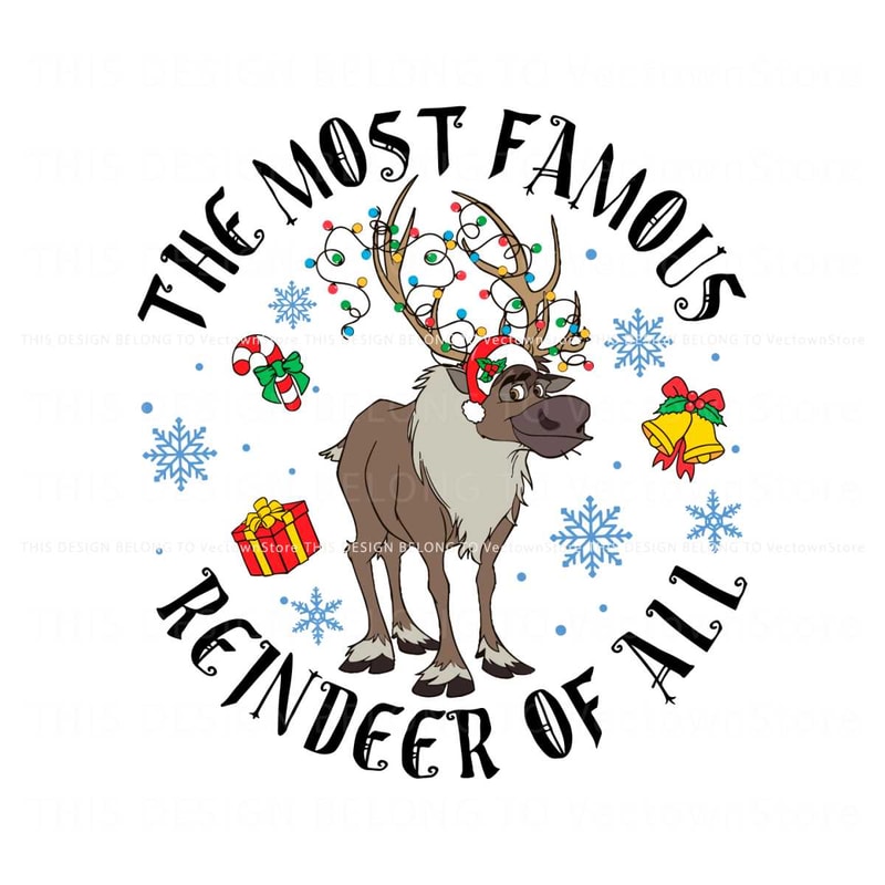 The Most Famoul Reindeer Of All SVG.jpg