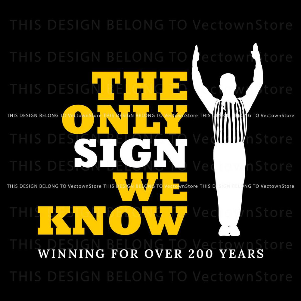 The Only Sign We Know Michigan Wolverines SVG.jpg