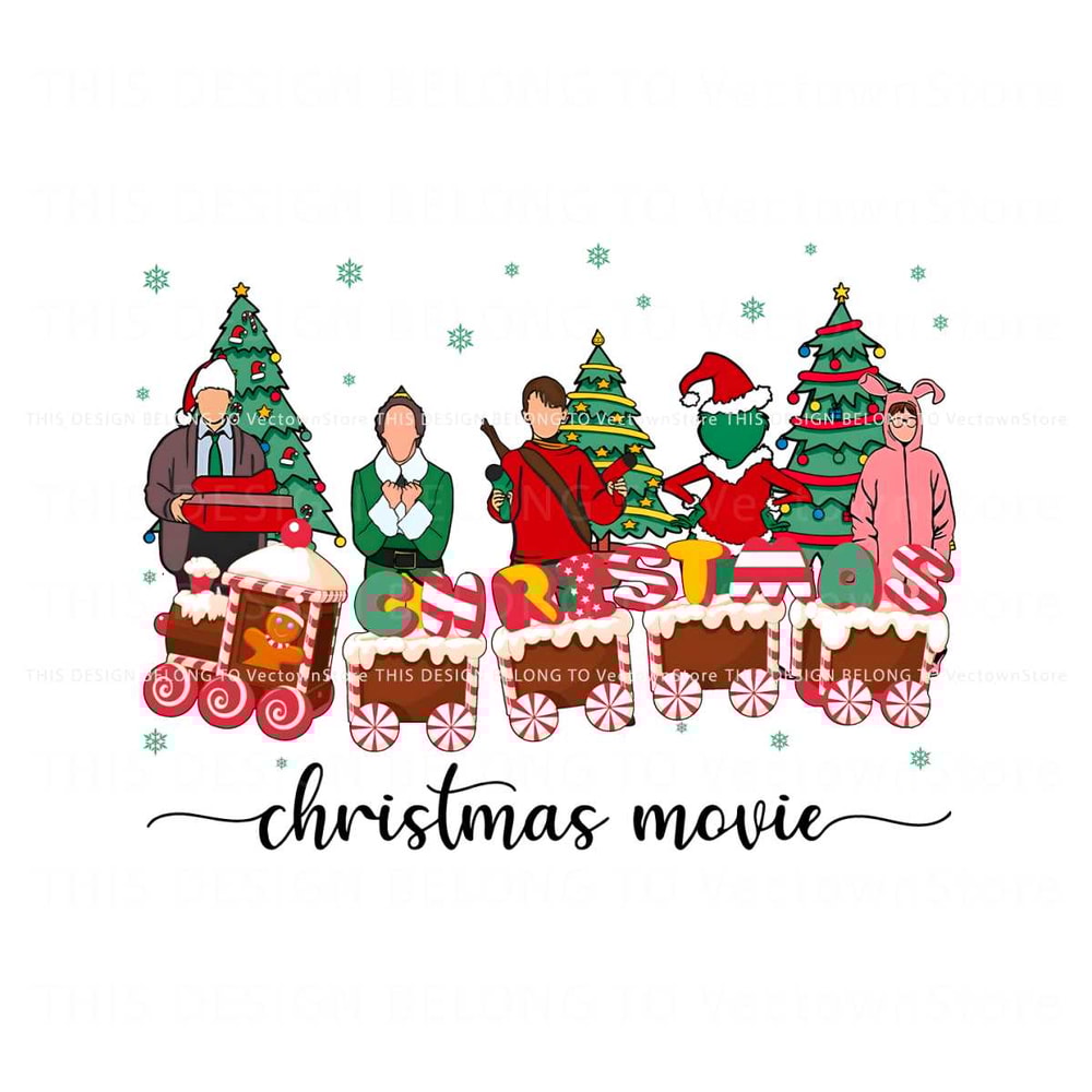 Vintage Christmas Movie Train PNG.jpg