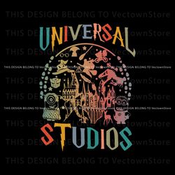 vintage disney universal studios svg, trending design file