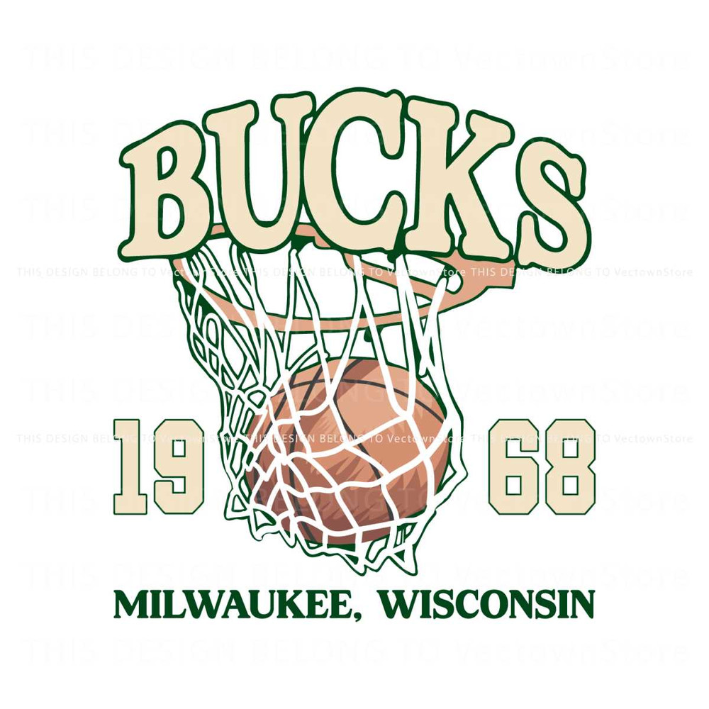 Vintage Milwaukee Bucks Basketball Svg Digital Download.jpg