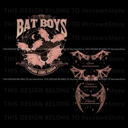 Vintage The Bat Boys Acotar PNG, Trending Design File