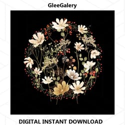 vintage wild flower png, the little wild flower png, birth