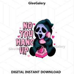 no you hang up ghost face calling png file