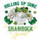 Rolling Up Some Svg Shamrock Spirit Svg St Patrick Day Svg Clover Shamrock Svg 0