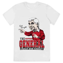 bob knight caricature t-shirt