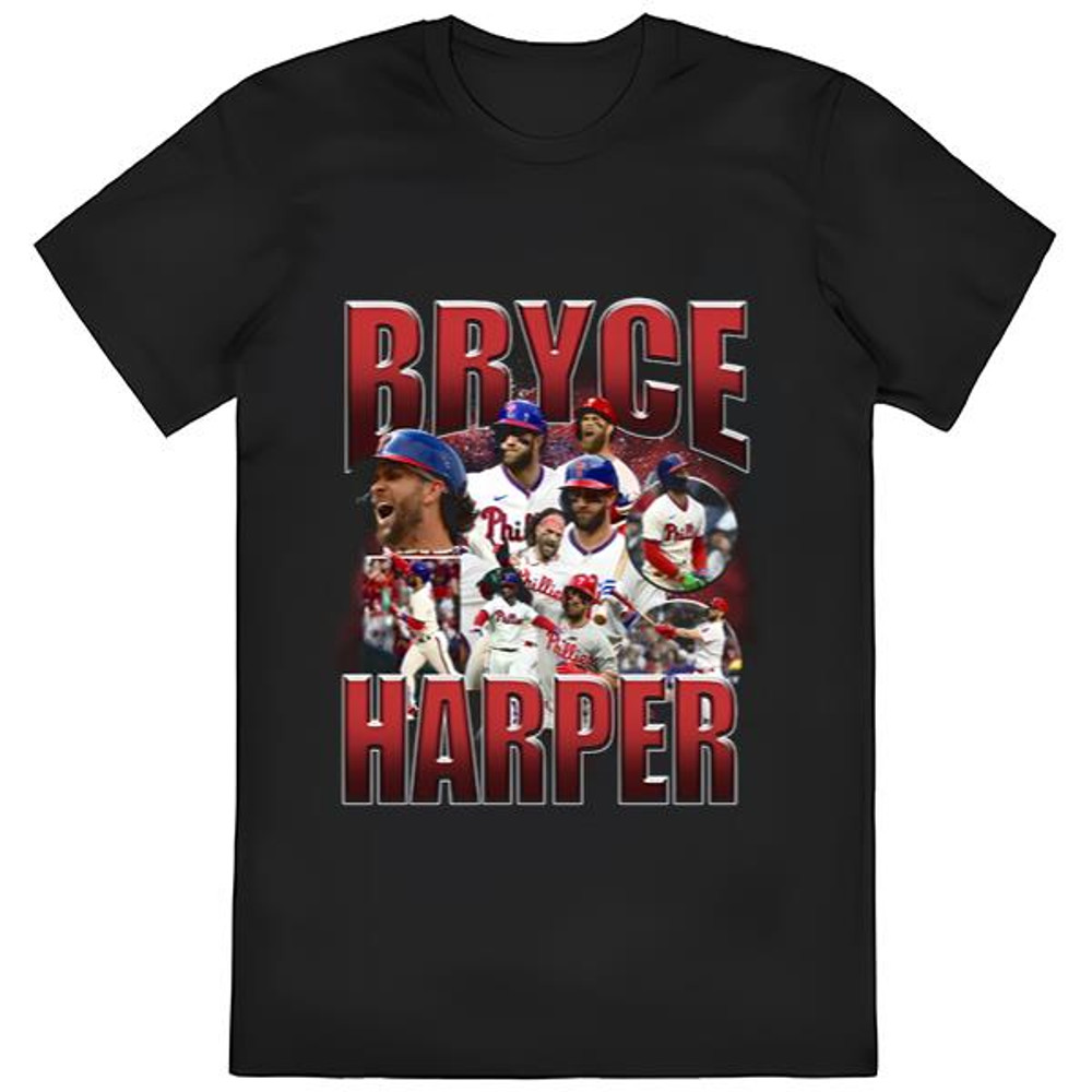 Bryce Harper Vintage Bootleg Style T-Shirt .jpg