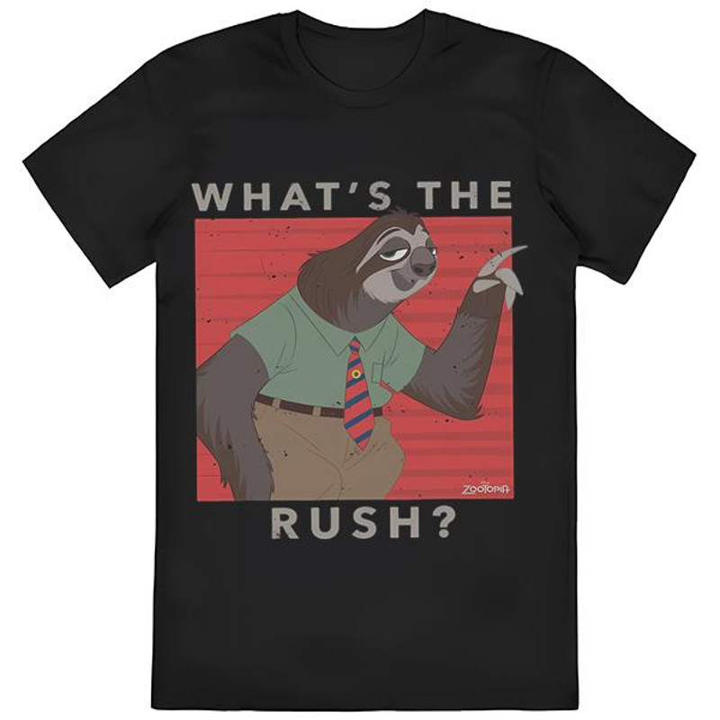 Funny Disney Zootopia Flash What's The Rush T-shirt .jpg