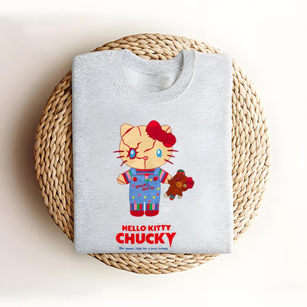 Hello Kitty Chucky Mug T-Shirt Hoodie Sweatshirt .jpg