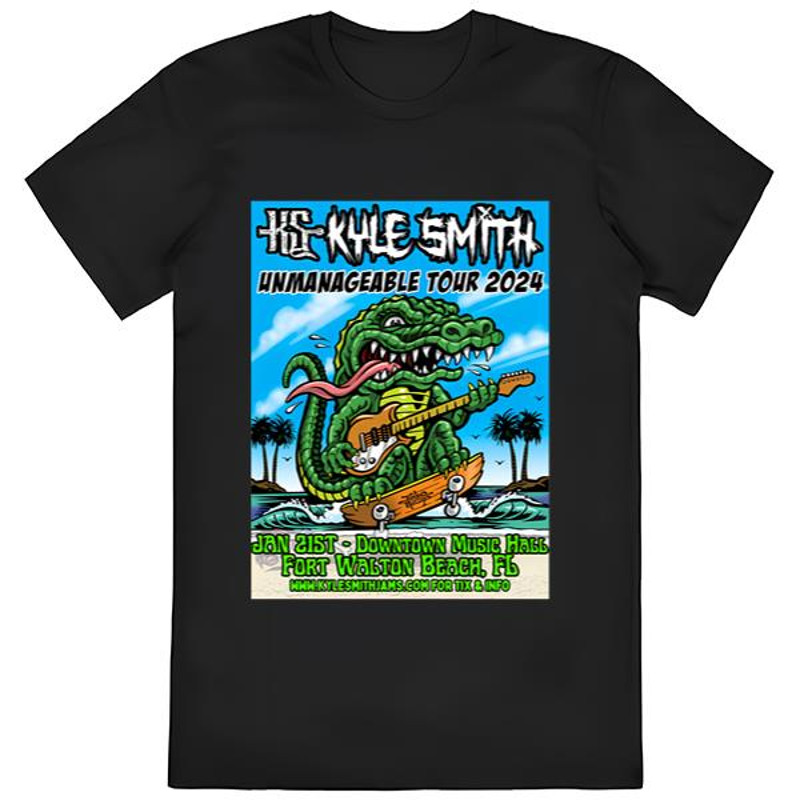 Kyle Smith January 2024 Unmanageable Tour T-shirt .jpg