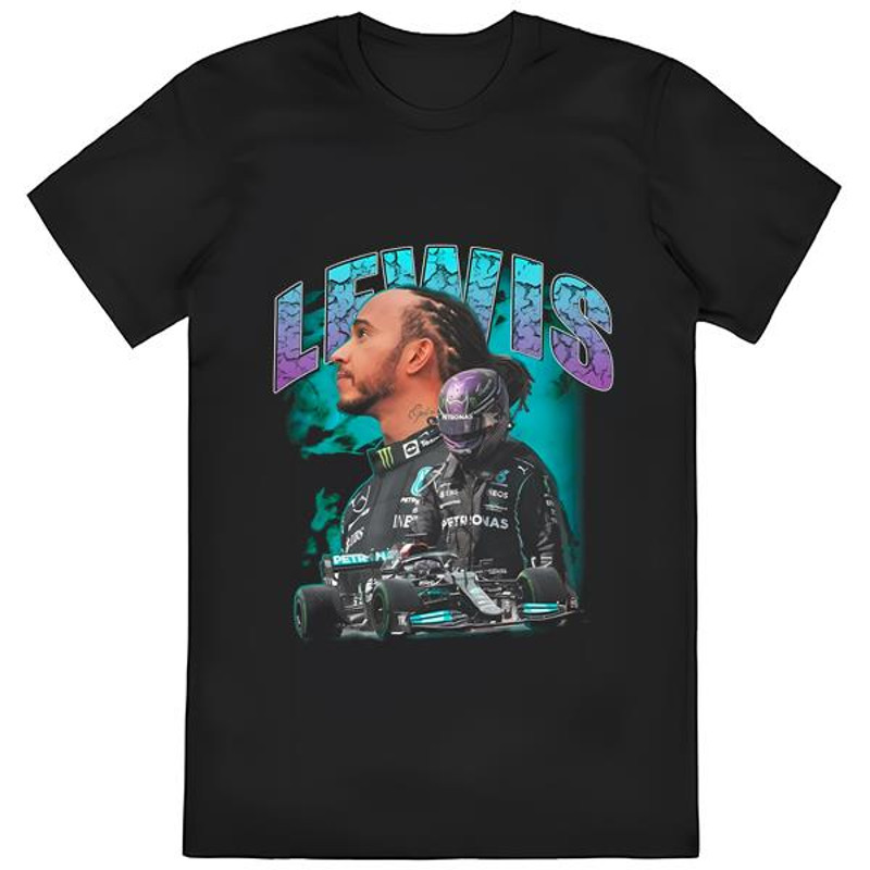 Lewis Hamilton Vintage T-shirt Formula 1 Mercedes Racing T-Shirt .jpg