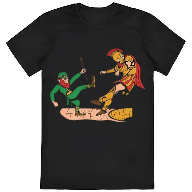 Notre Dame Irish Kick Out Spartan Warrior T-shirt .jpg