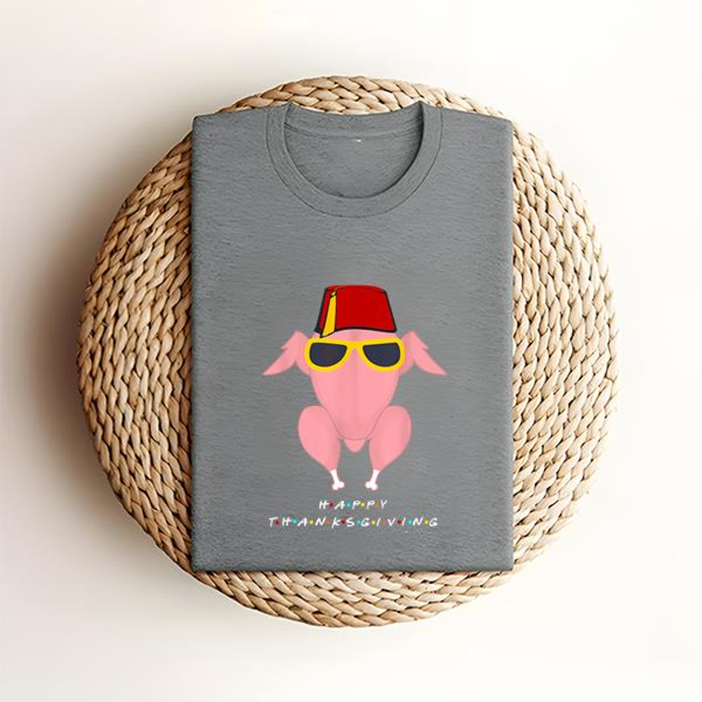 Peppa Pig Thanksgiving Shirt for Friends Funny Turkey Head T-shirt .jpg