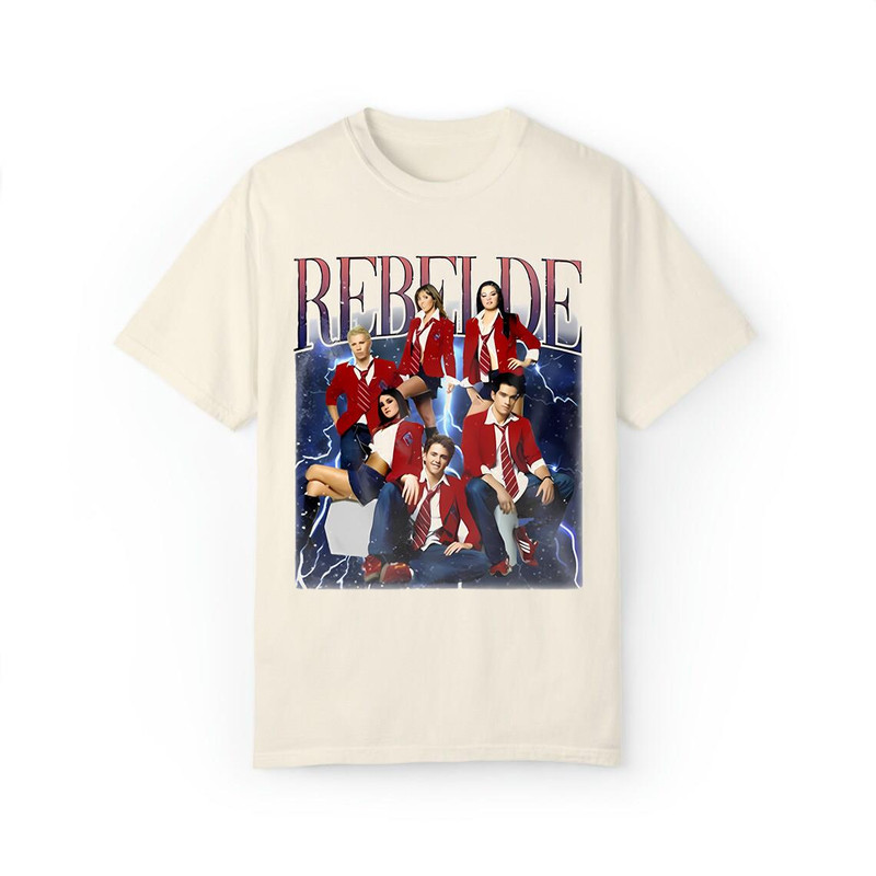 Rebelde Graphic Tee Shirt, Vintage 90s RBD Concert Shirt .jpg