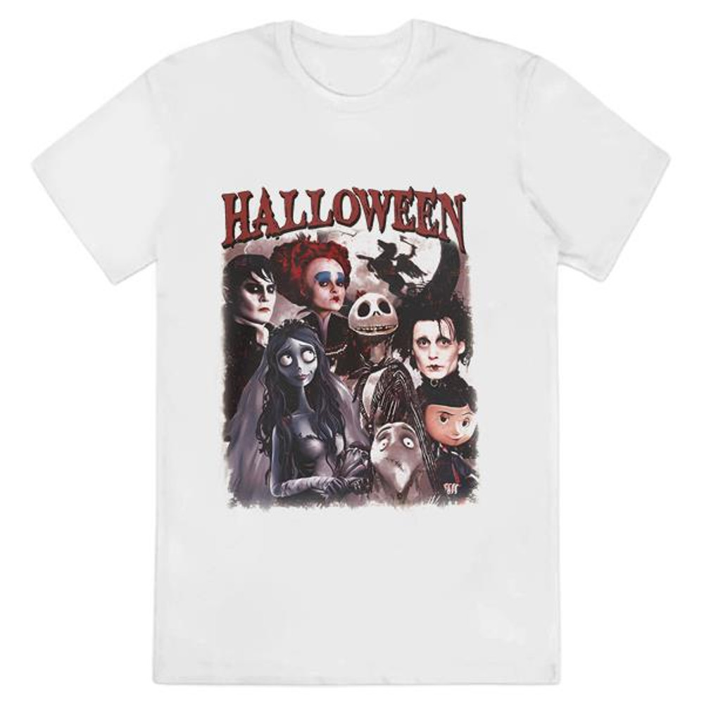 Retro Halloween Horror Corpse Bride T-Shirt .jpg