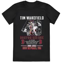 rip tim wakefield 49 legend boston red sox 2023 t-shirt