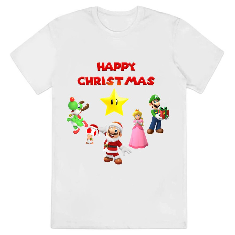 Super Plumber Christmas Kids T-shirt .jpg