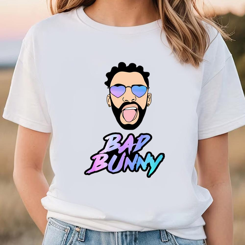 Bad Bunny Face Shirt For Fan .jpg