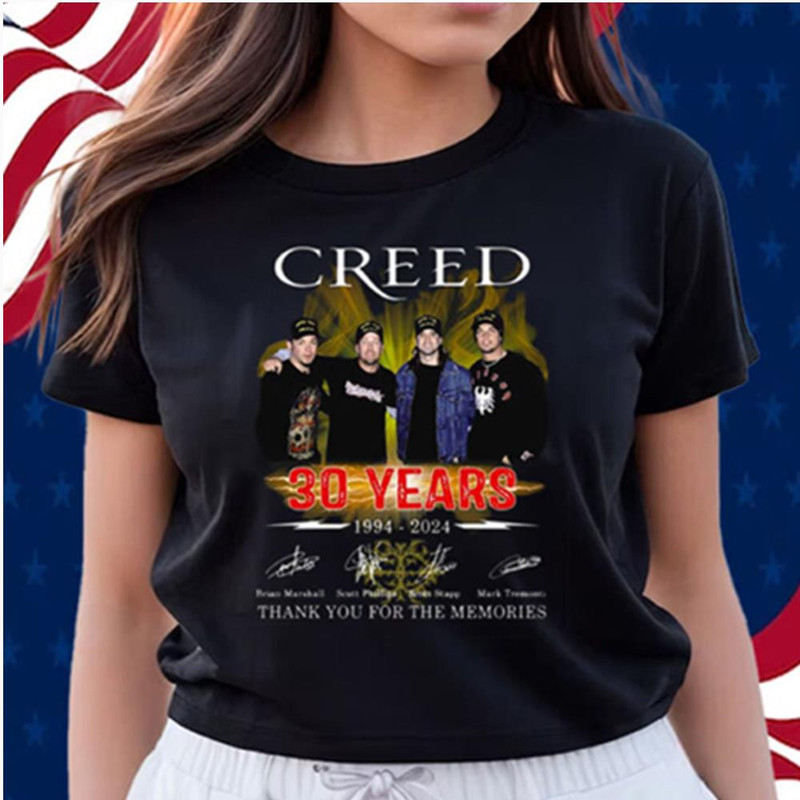Creed 30 Years 1994-2024 Thank You For The Memories Shirt .jpg